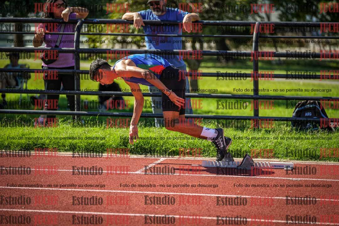 Fotos de los 200 m llanos de varones