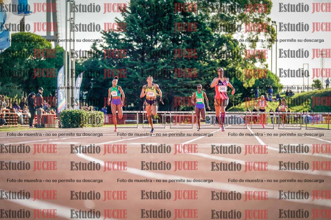 Fotos de los 400 m con vallas de mujeres - FINAL