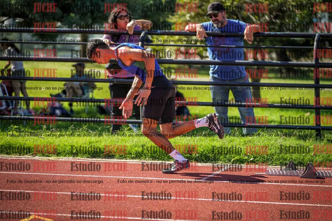 Fotos de los 200 m llanos de varones
