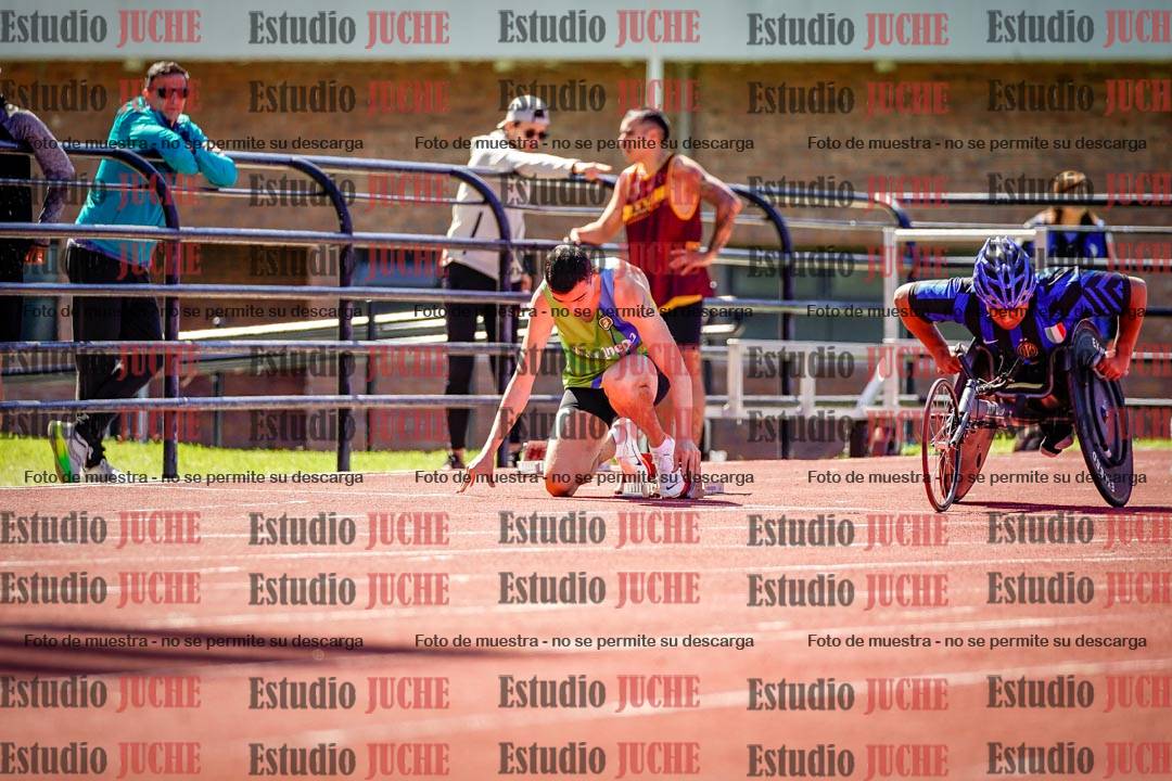 Fotos de los 100 m de varones