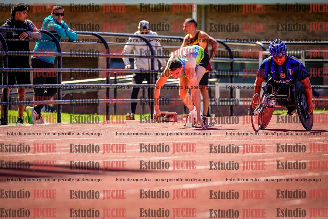 Fotos de los 100 m de varones