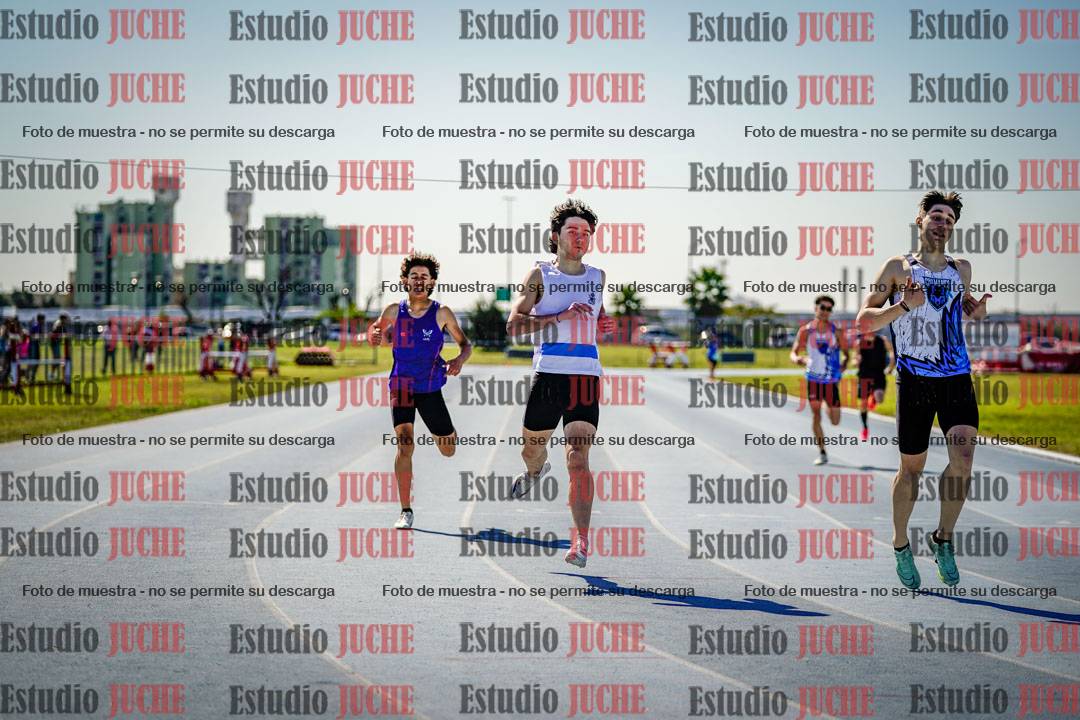Fotos de los 400 m llanos de varones