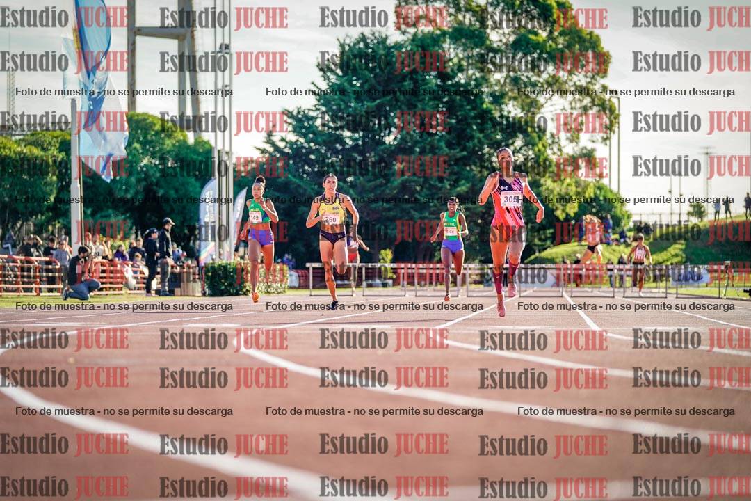 Fotos de los 400 m con vallas de mujeres - FINAL