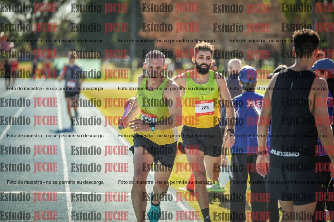 Fotos durante los relevos