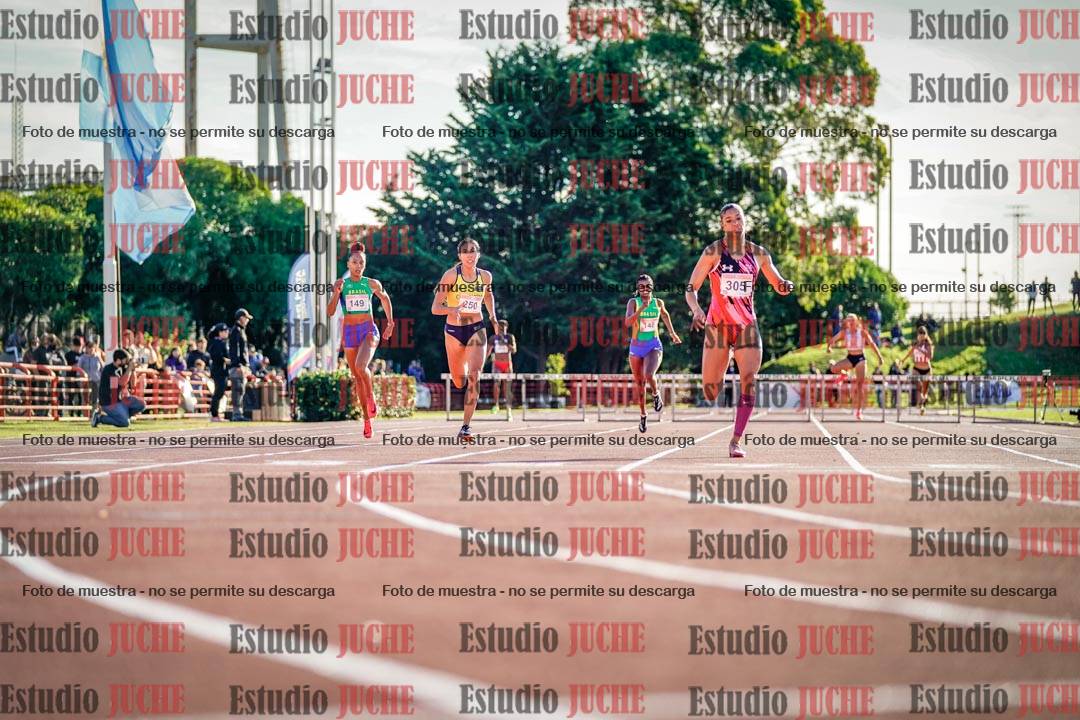 Fotos de los 400 m con vallas de mujeres - FINAL