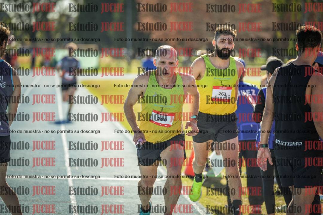 Fotos durante los relevos