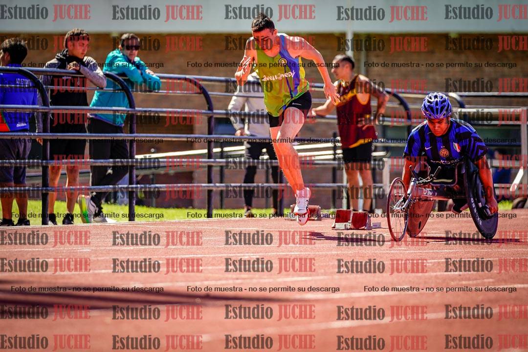 Fotos de los 100 m de varones