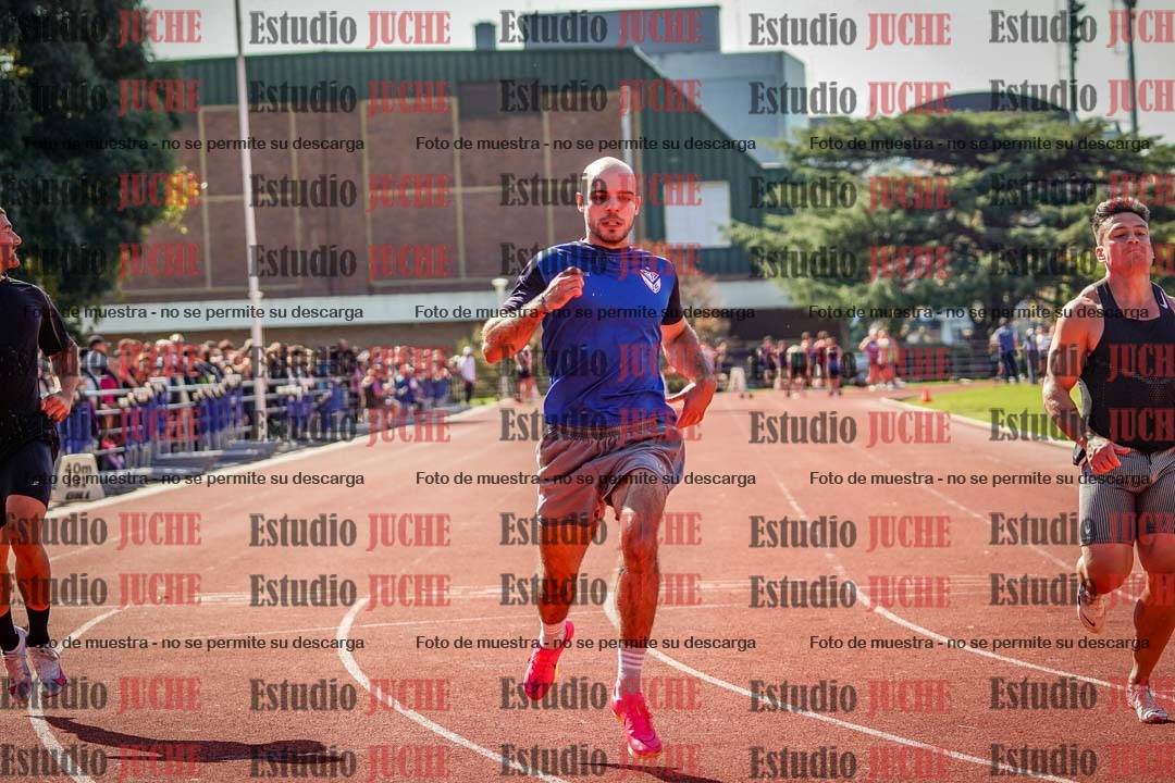 Fotos de los 100 m llanos de varones
