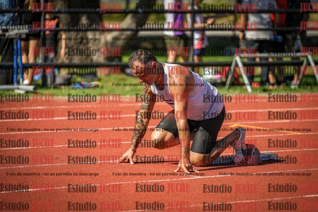 Fotos de los 200 m llanos de varones