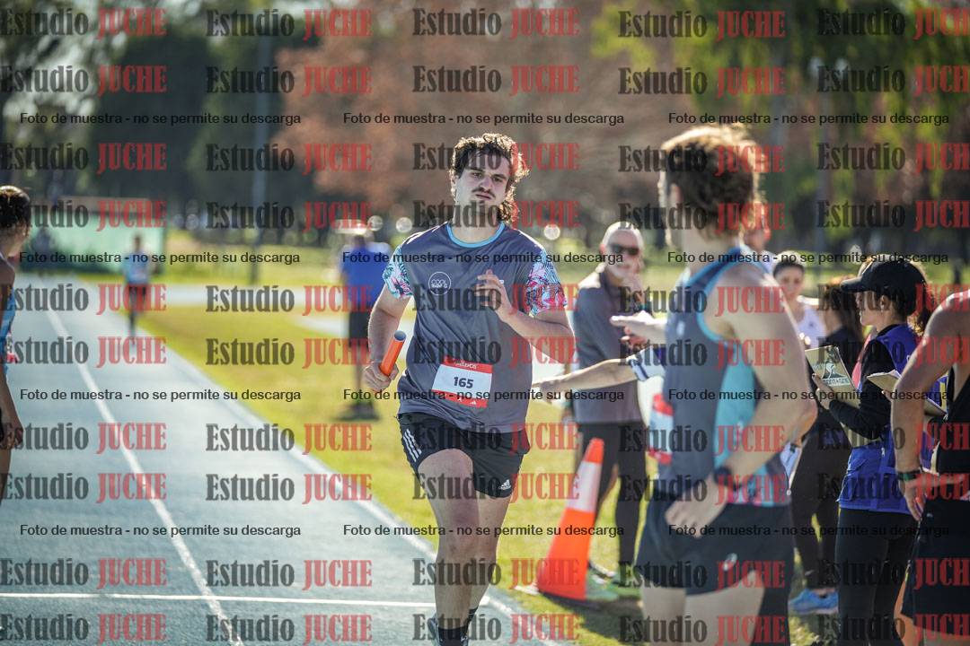 Fotos durante los relevos