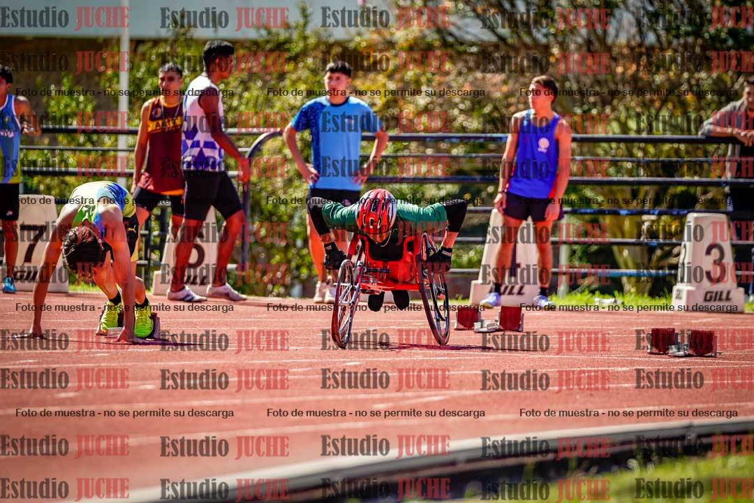 Fotos de los 100 m de varones