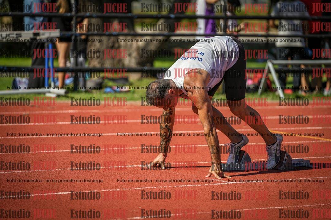 Fotos de los 200 m llanos de varones