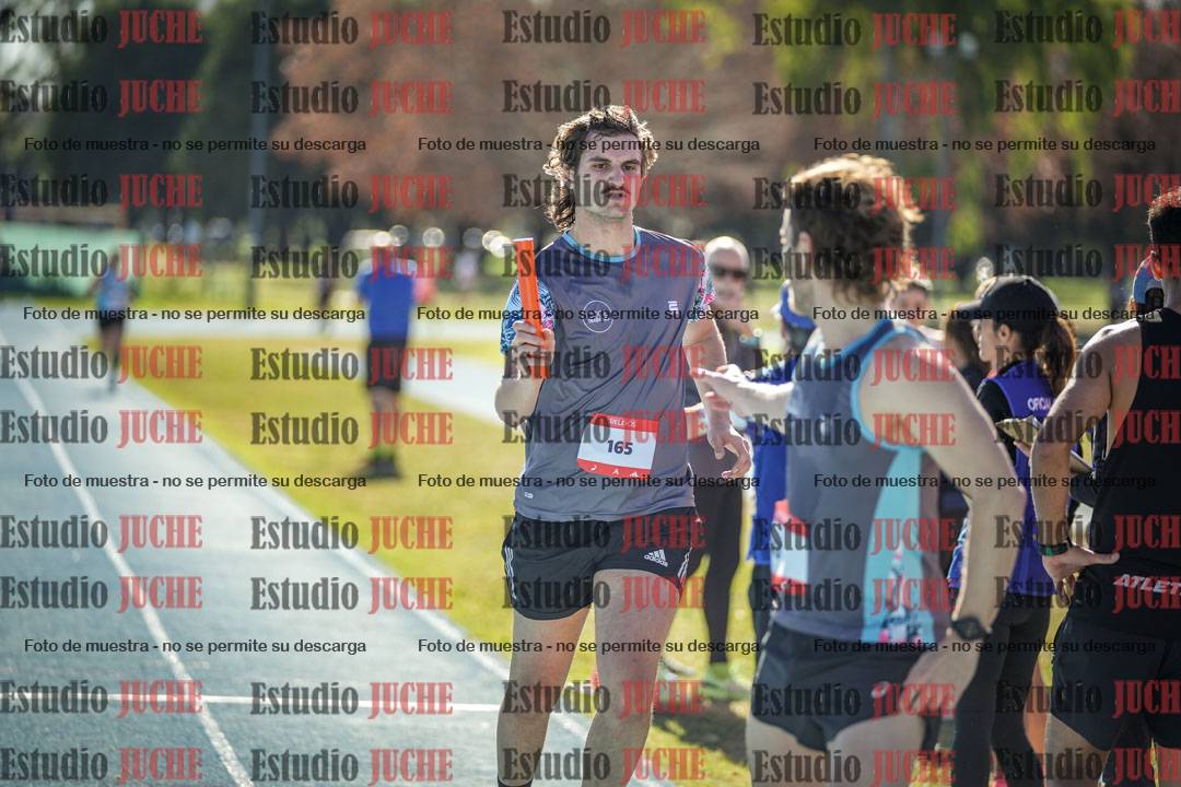 Fotos durante los relevos