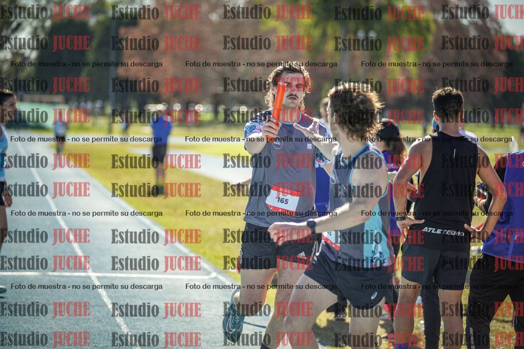 Fotos durante los relevos