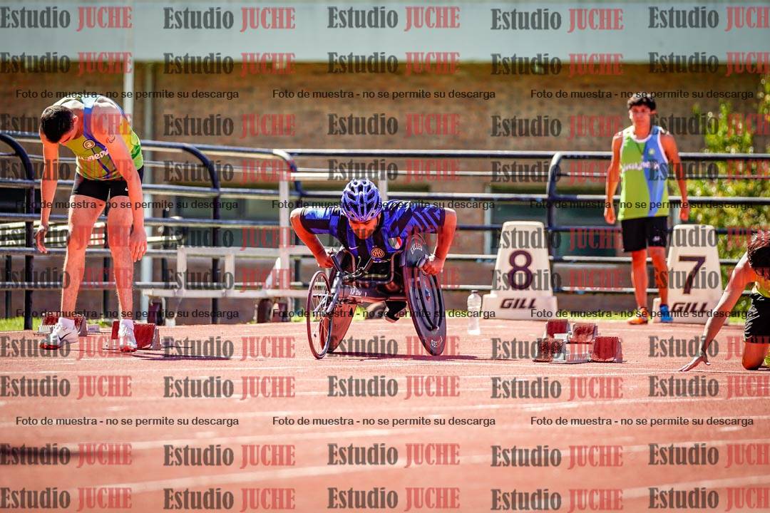Fotos de los 100 m de varones