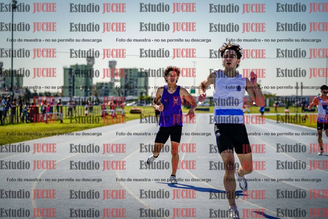 Fotos de los 400 m llanos de varones