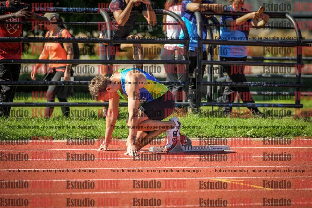 Fotos de los 200 m llanos de varones