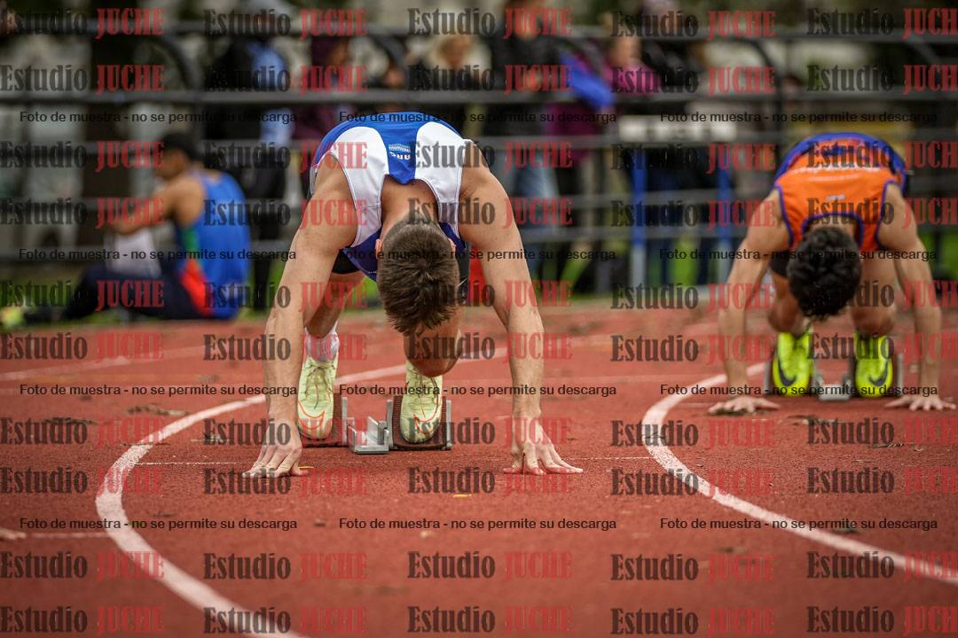 Fotos de los 200 m llanos de varones