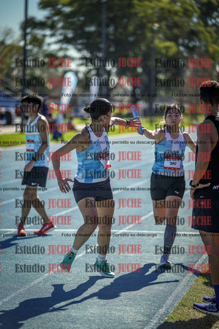 Fotos durante los relevos