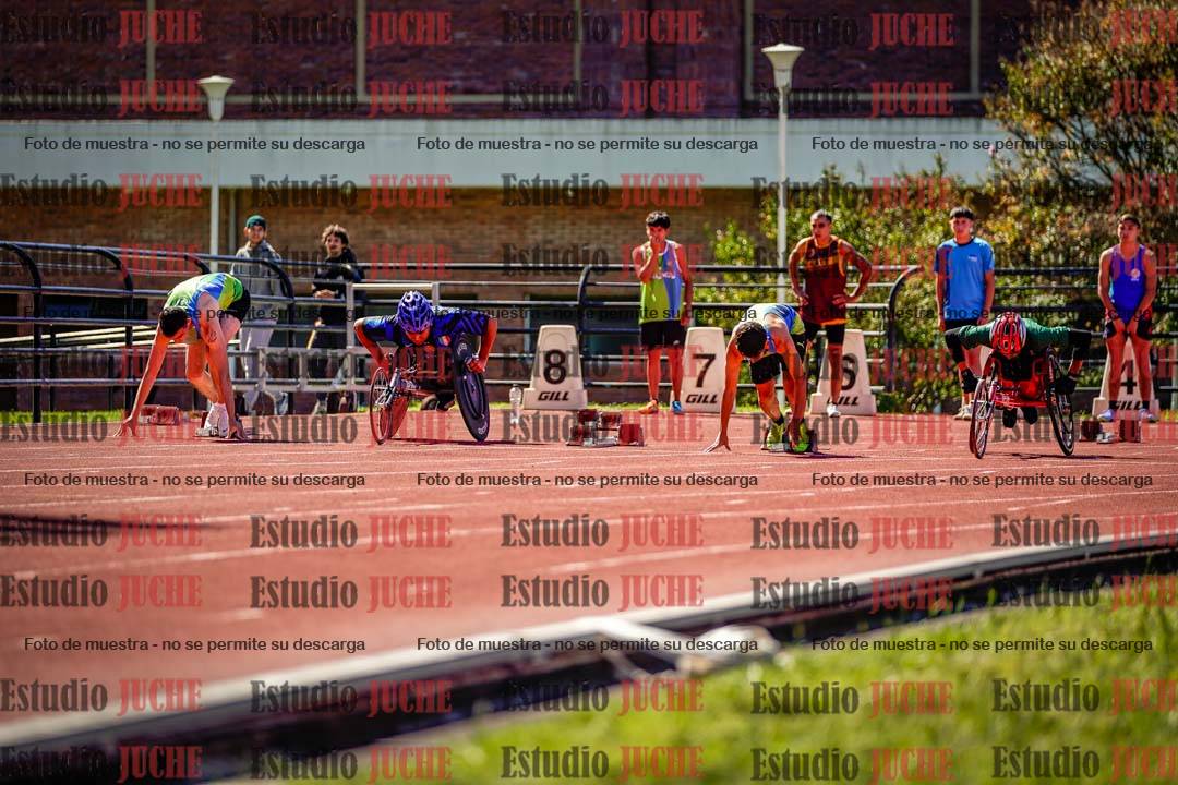 Fotos de los 100 m de varones