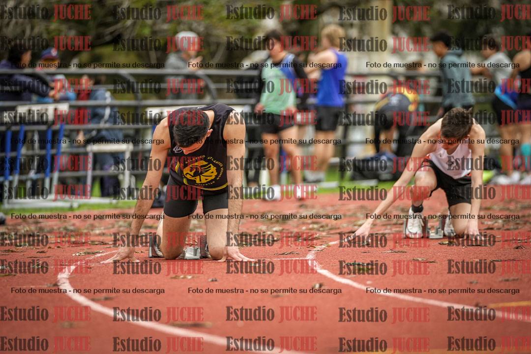 Fotos de los 200 m llanos de varones