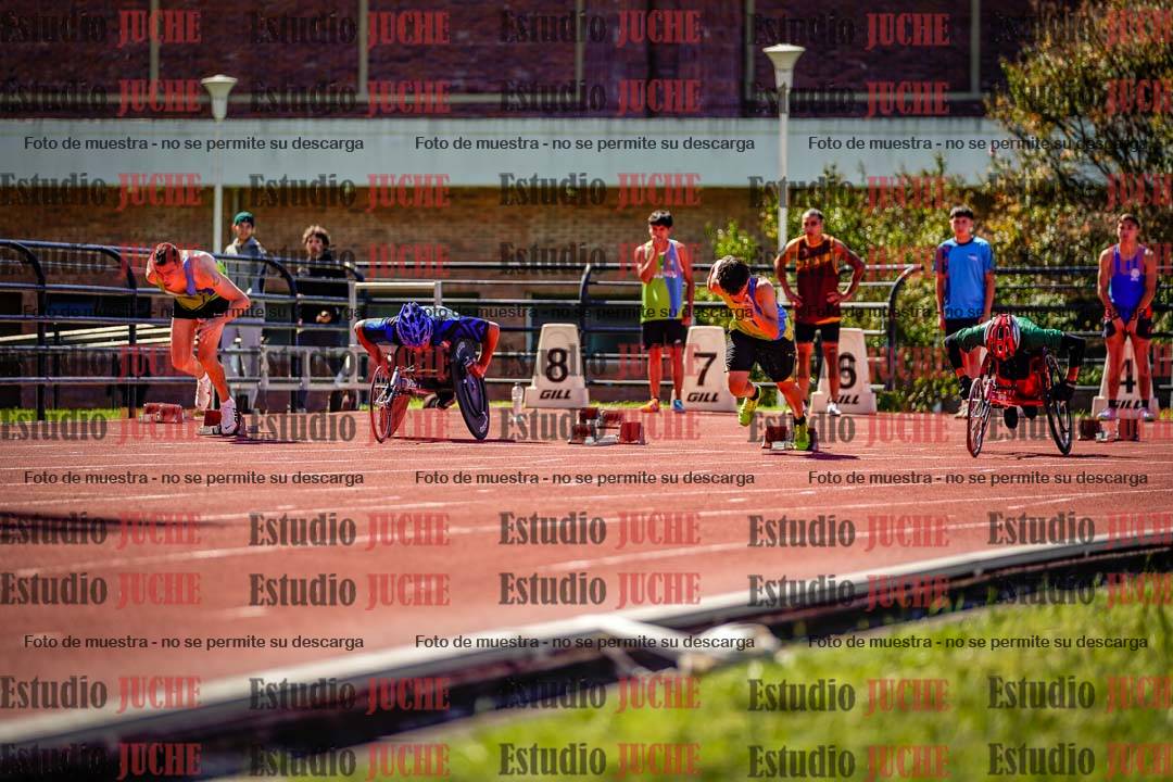 Fotos de los 100 m de varones