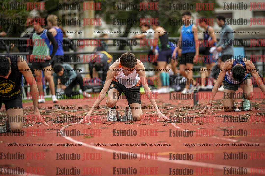 Fotos de los 200 m llanos de varones