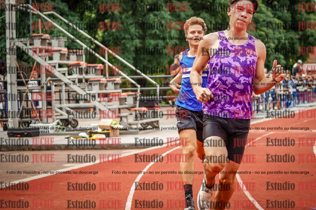 Fotos de los 100 m llanos de varones - FINAL