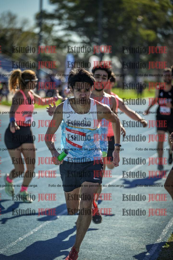 Fotos durante los relevos