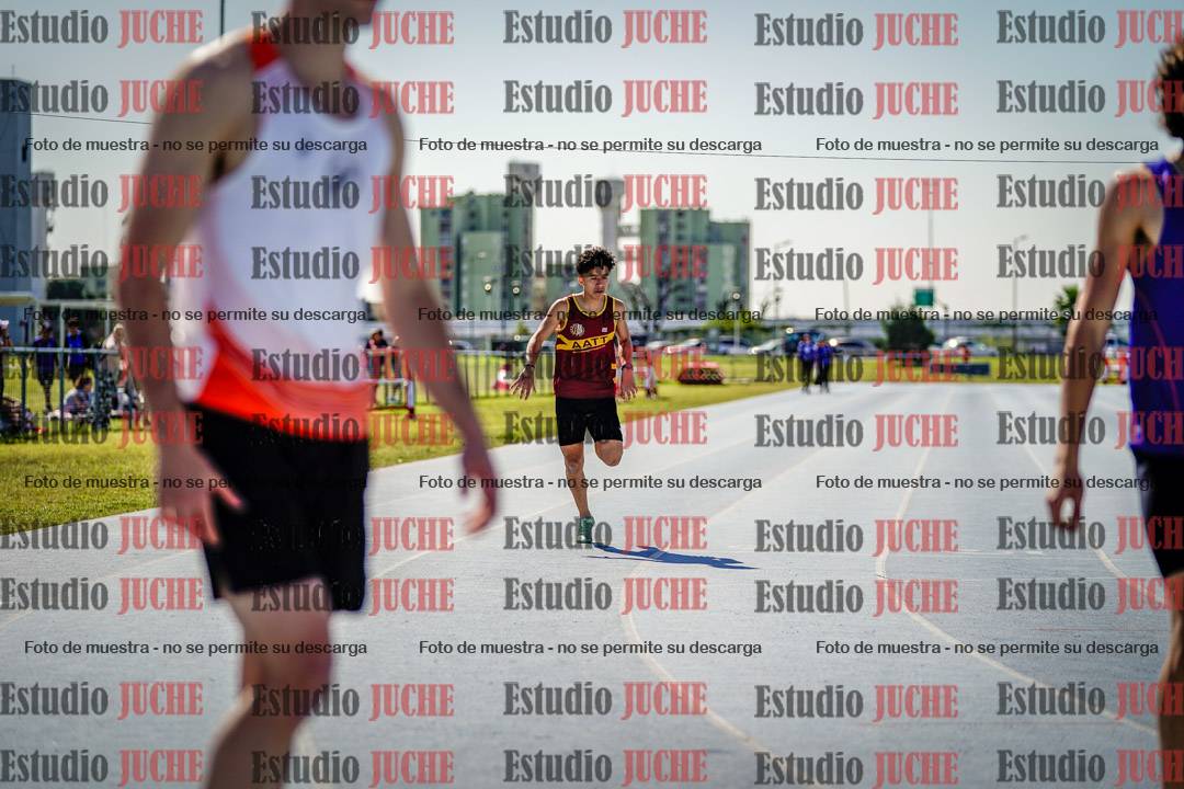 Fotos de los 400 m llanos de varones