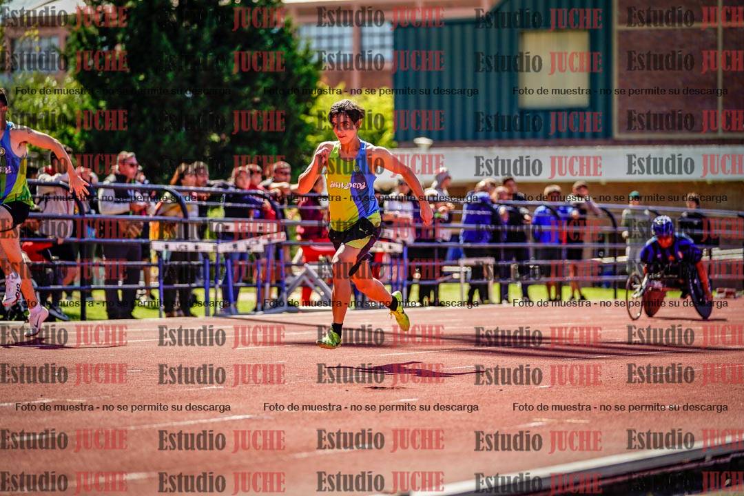 Fotos de los 100 m de varones