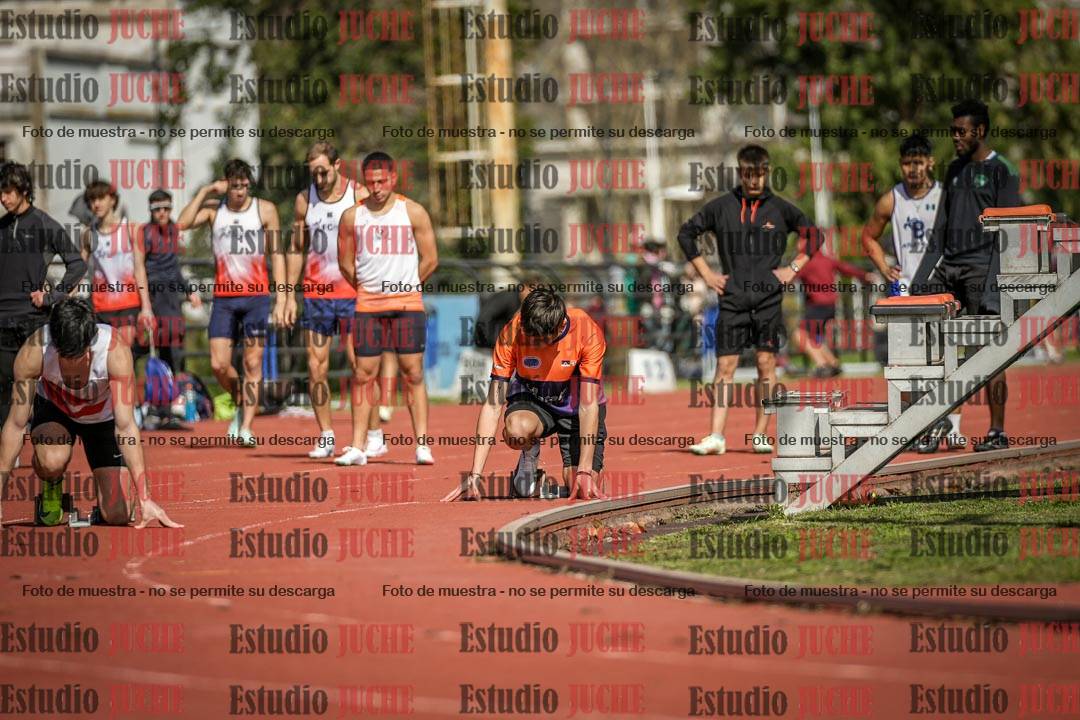 Fotos de los 200 m llanos de varones
