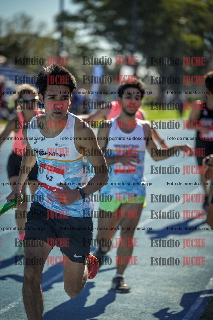 Fotos durante los relevos