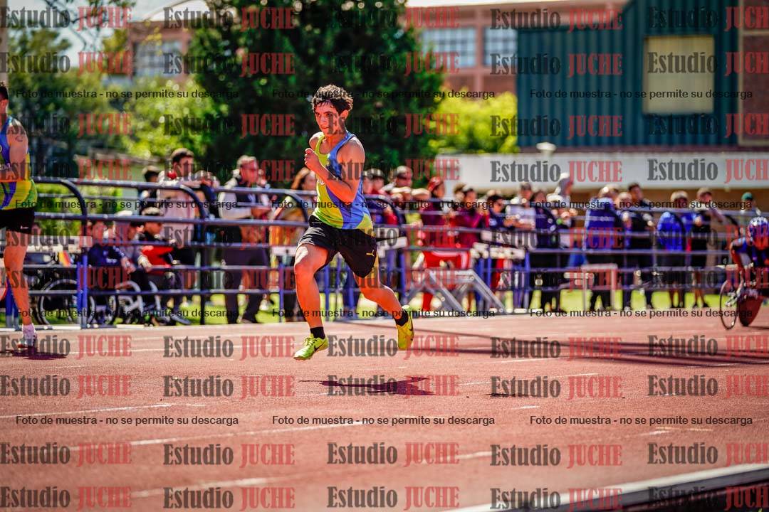 Fotos de los 100 m de varones