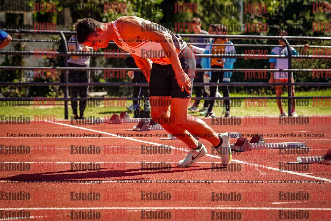 Fotos de los 100 m llanos de varones