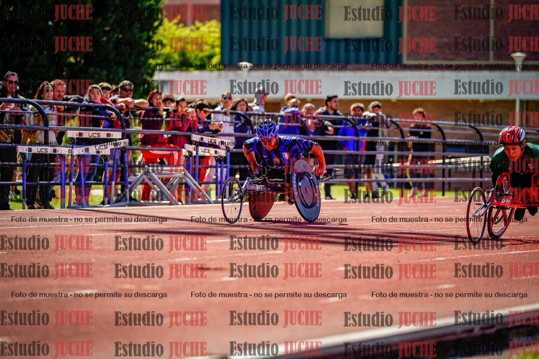 Fotos de los 100 m de varones