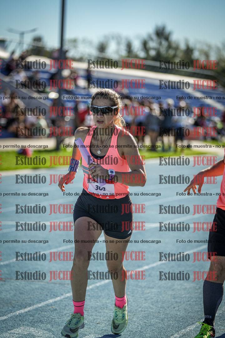 Fotos durante los relevos