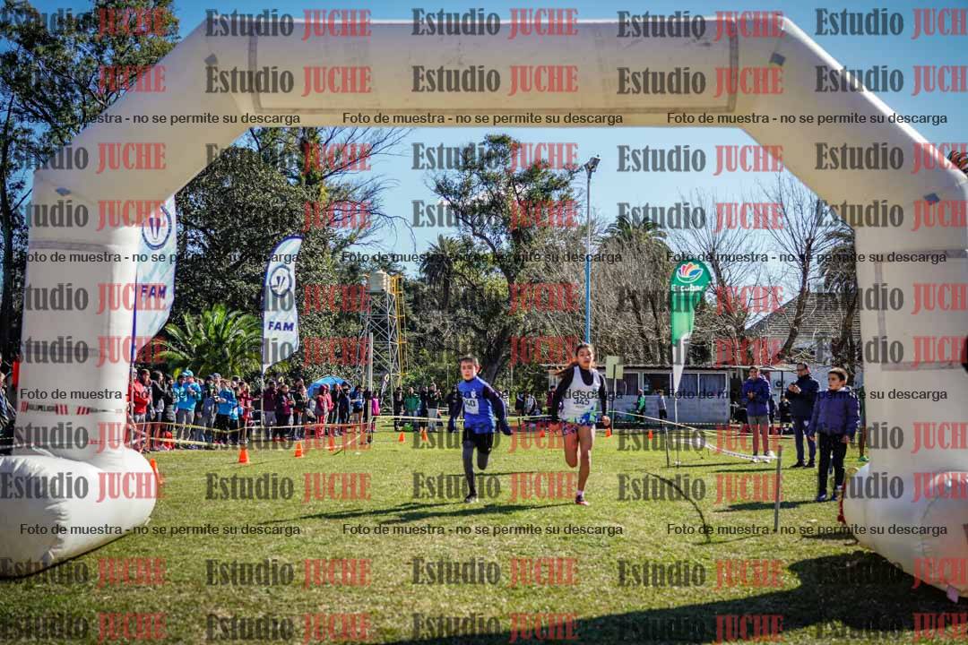 Fotos de la llegada del cross de 1500 m