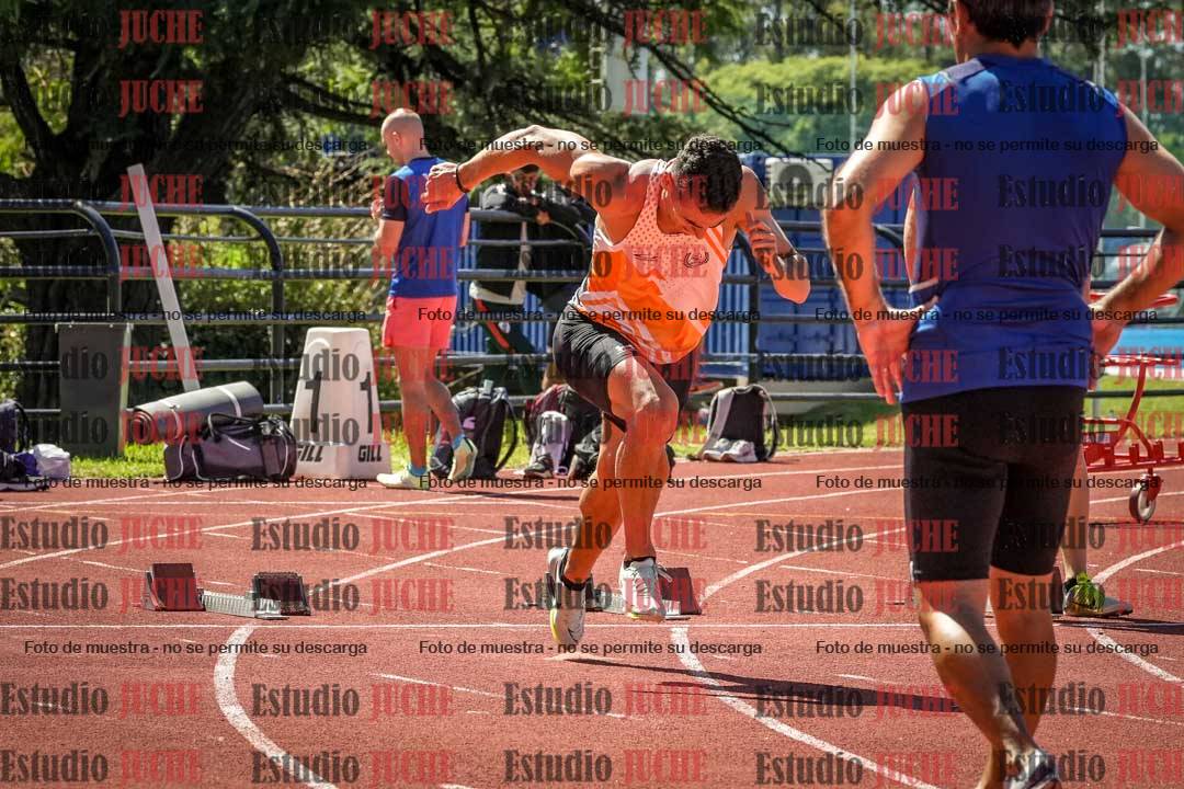 Fotos de los 100 m llanos de varones
