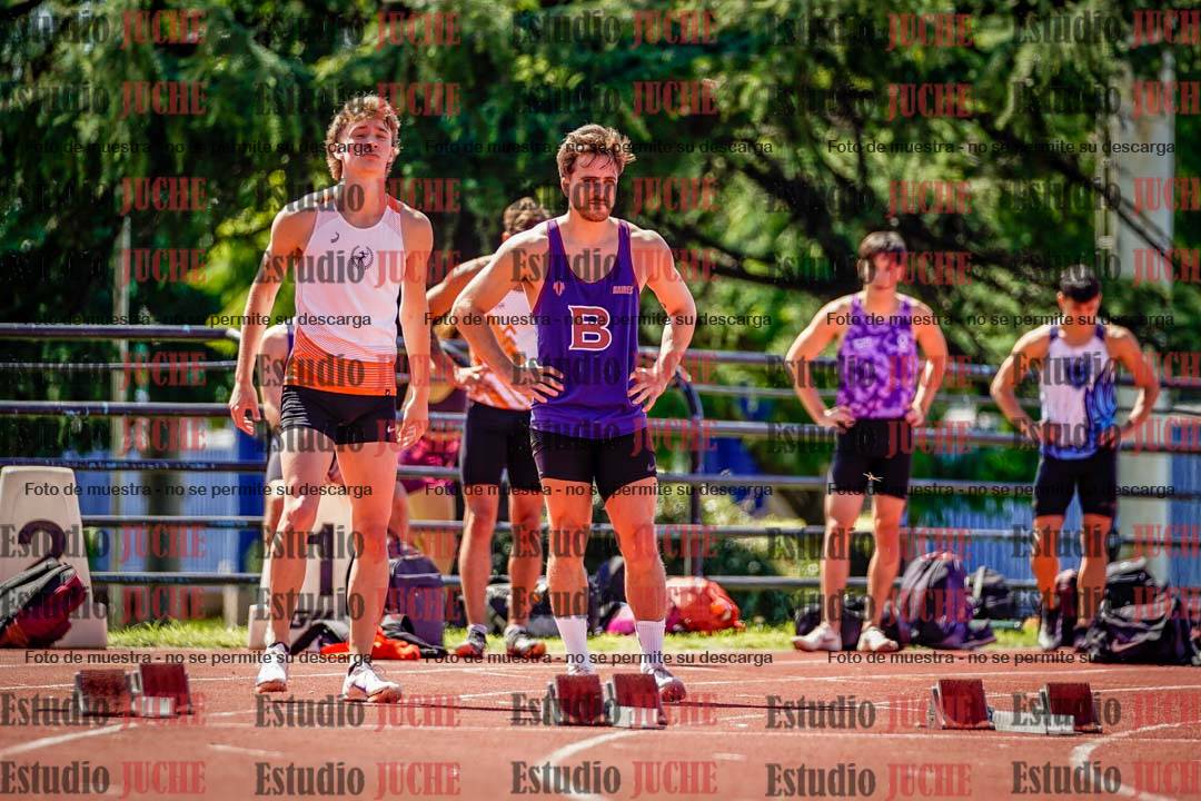 Fotos de los 100 m de varones