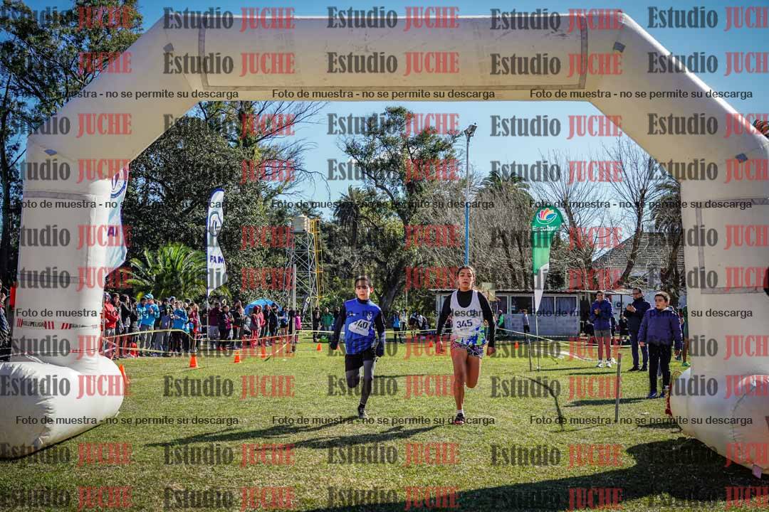 Fotos de la llegada del cross de 1500 m