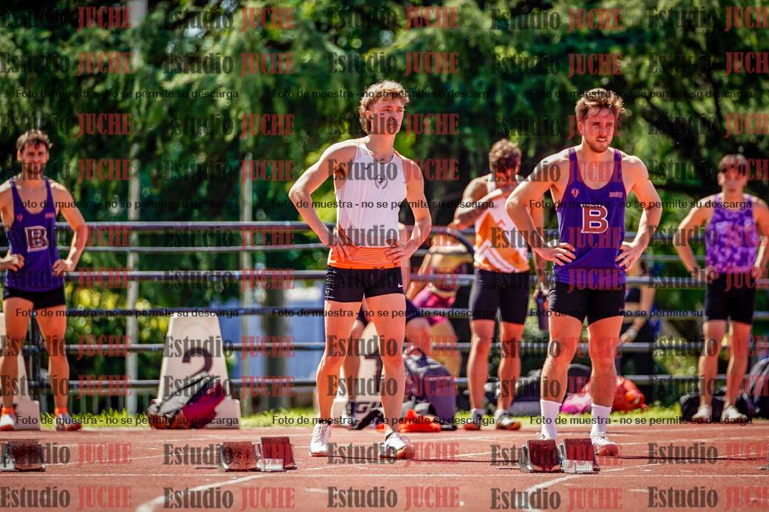 Fotos de los 100 m de varones