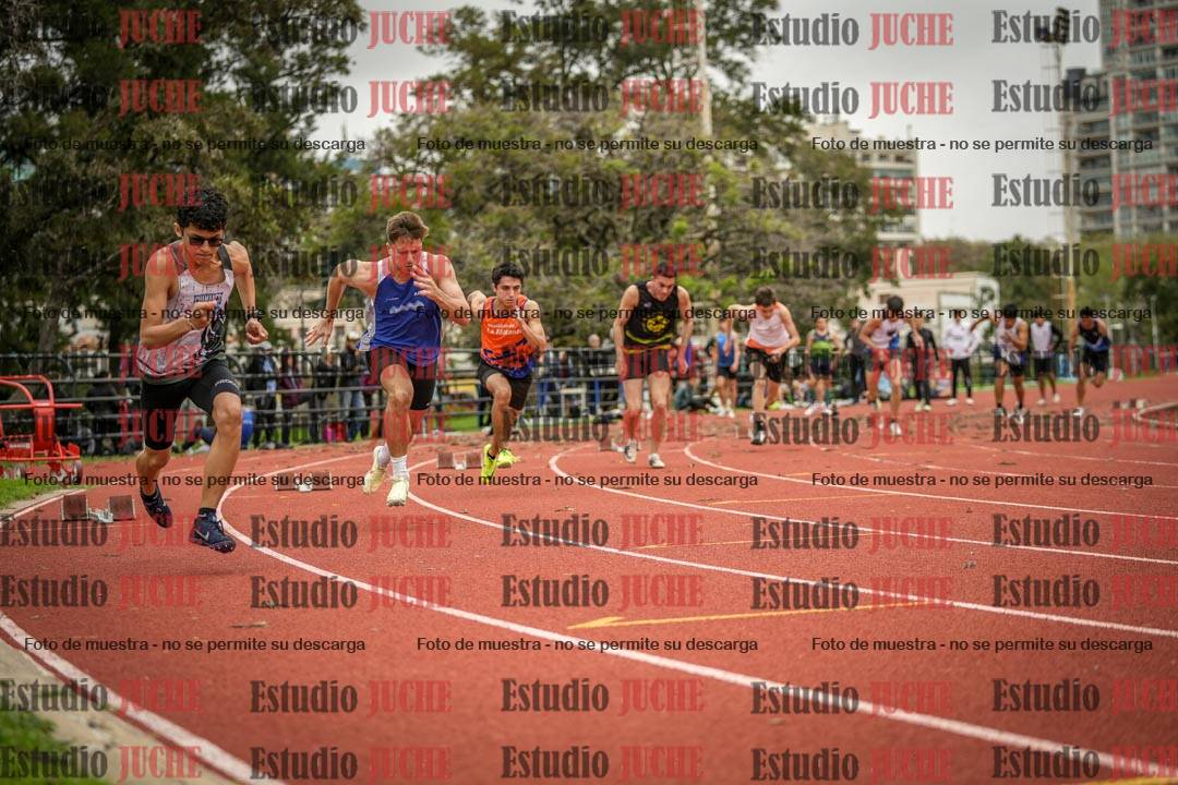 Fotos de los 200 m llanos de varones