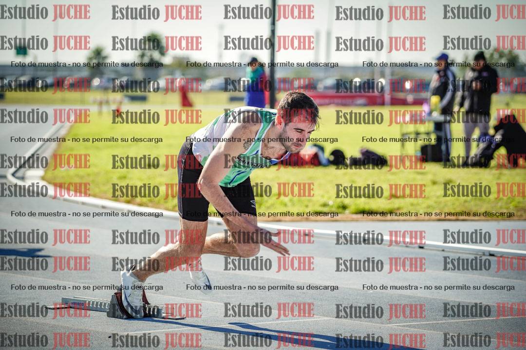 Fotos de los 400 m llanos de varones