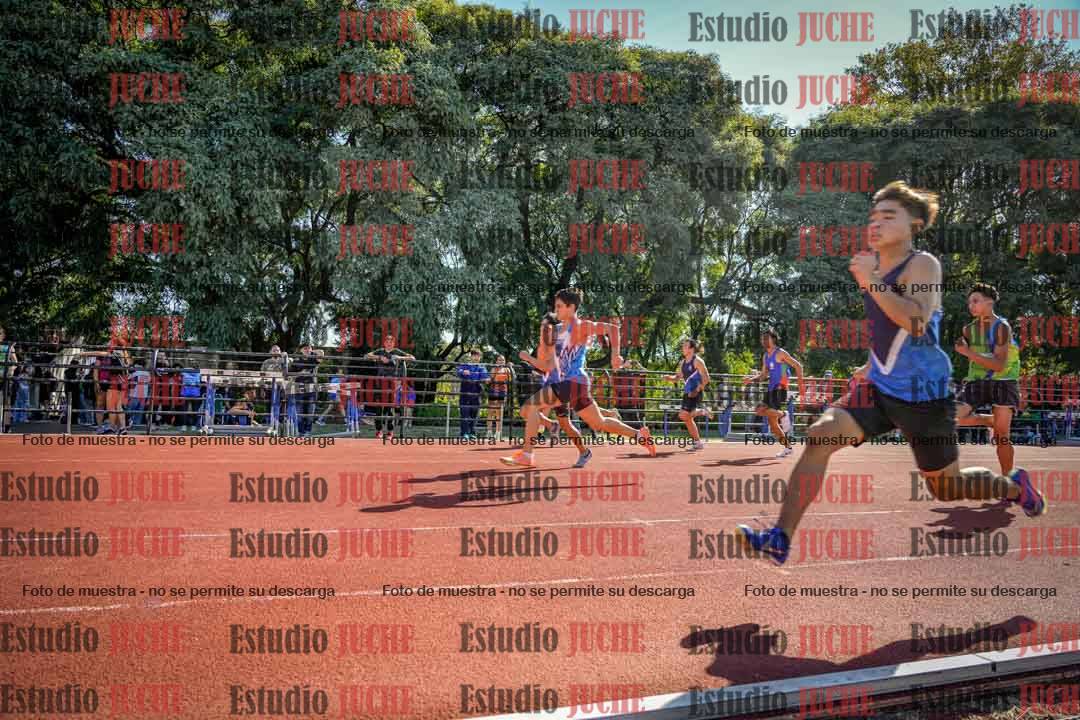 Fotos de los 100 m llanos de varones