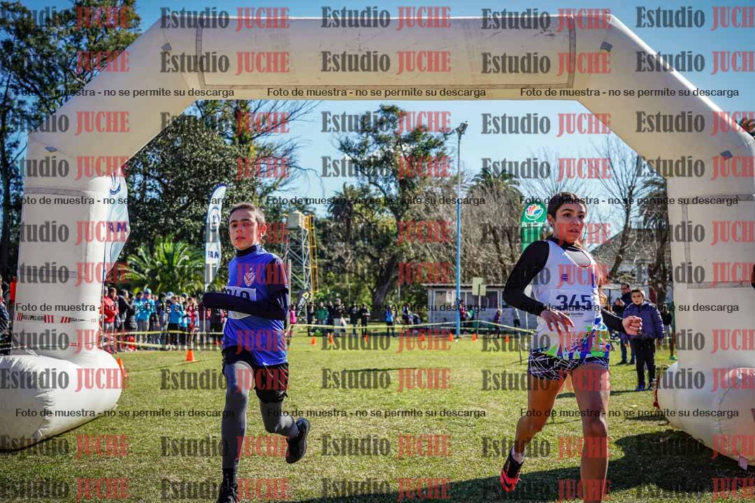 Fotos de la llegada del cross de 1500 m
