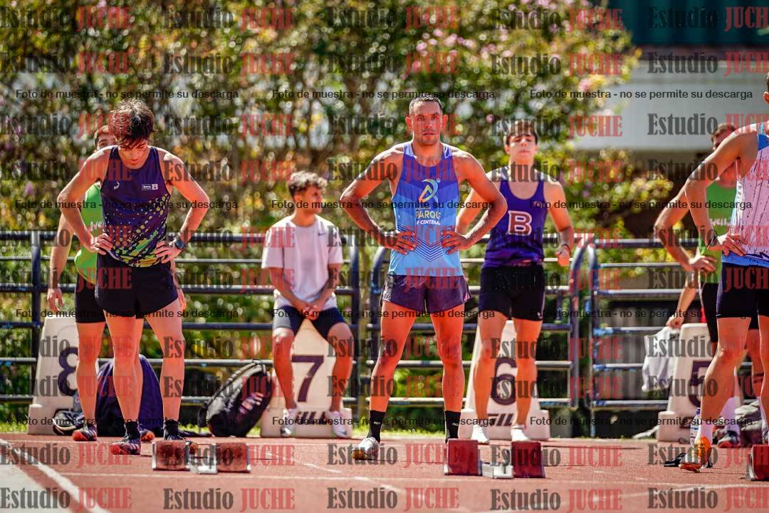 Fotos de los 100 m de varones