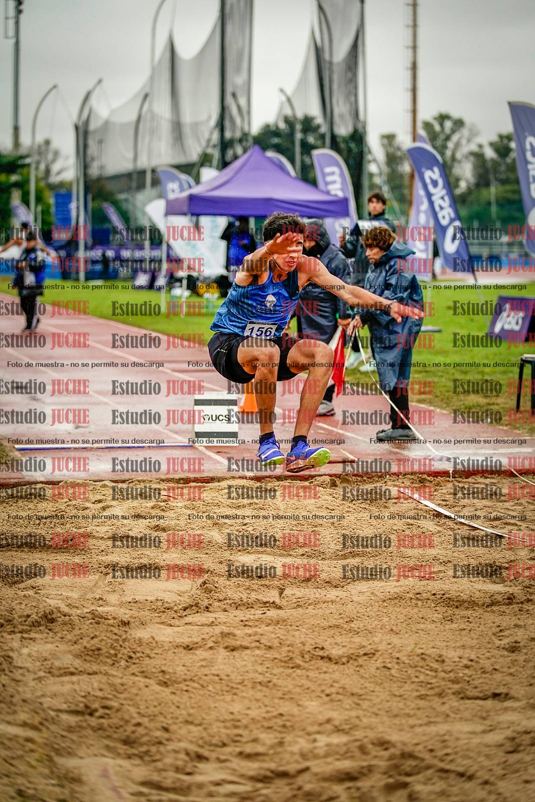 Fotos del salto en largo de varones - decatlón 2