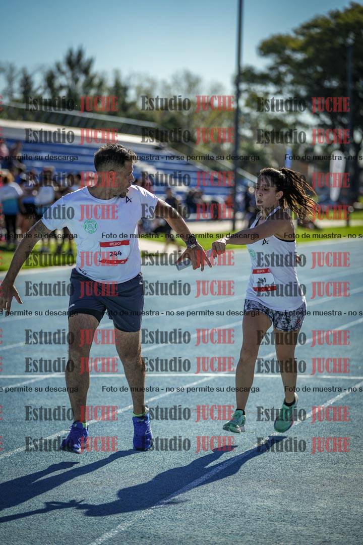 Fotos durante los relevos