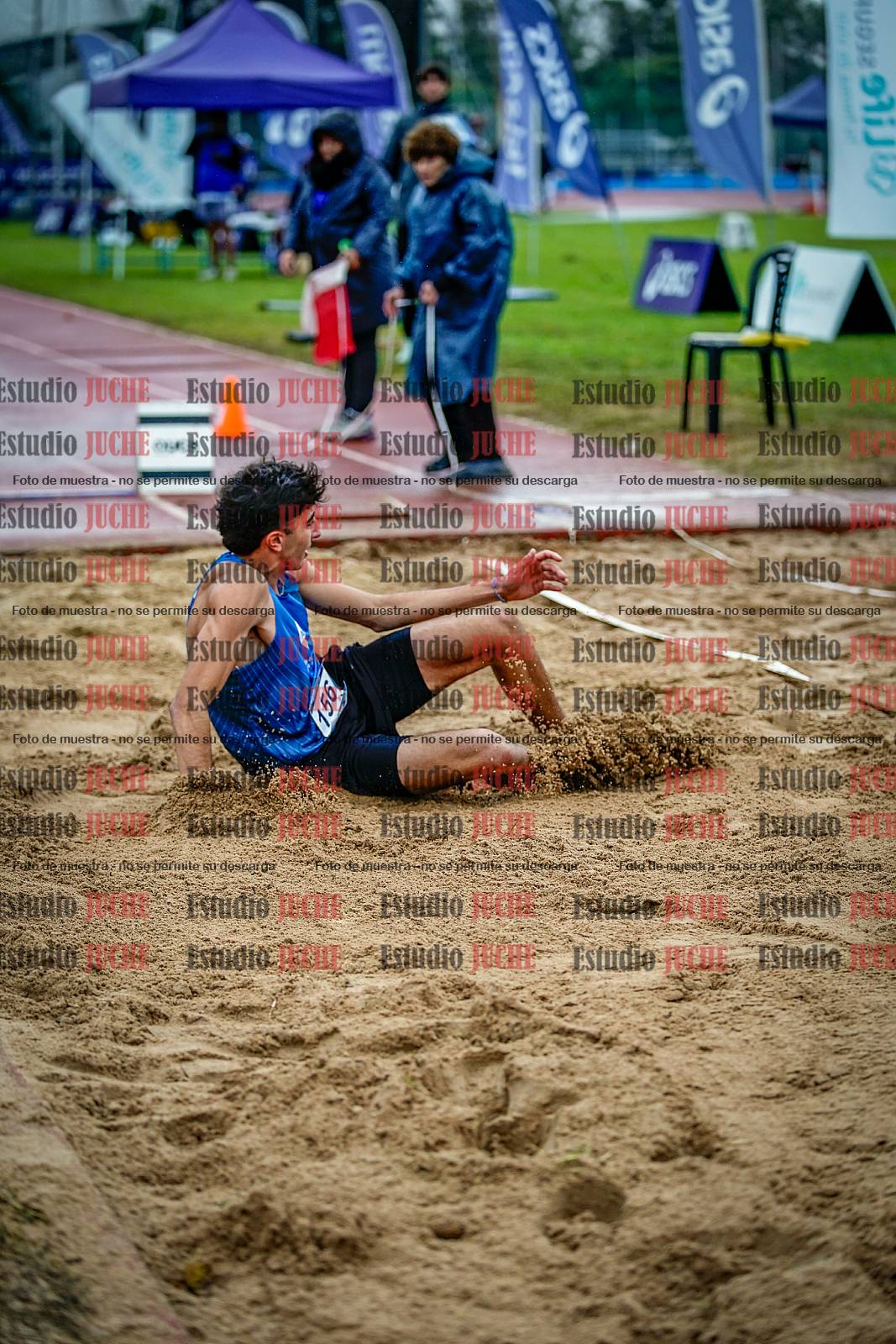 Fotos del salto en largo de varones - decatlón 2